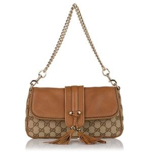 Authentic Gucci Purse - GG Cavas Marrakech Evening Bag